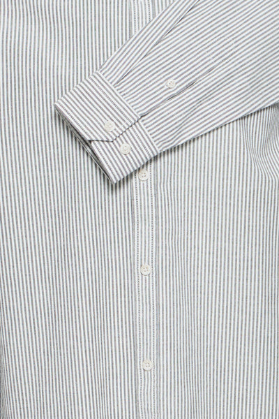 !Solid Sdval Stripe Shirt - True Black