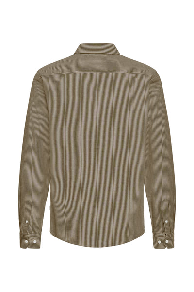 !Solid Sdval Stripe Shirt - Bungee Cord (Grey)