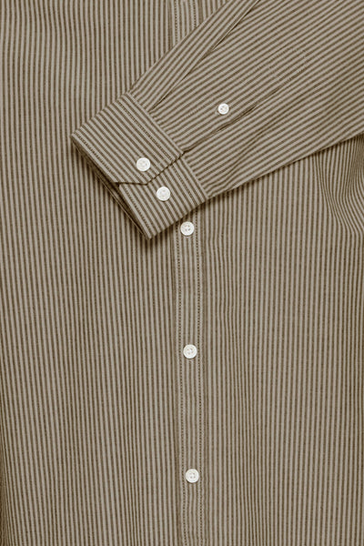 !Solid Sdval Stripe Shirt - Bungee Cord (Grey)