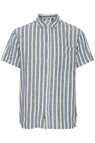!Solid SDFried Striped S/S Shirt - Insignia Blue