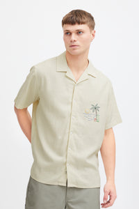 !Solid SDitiel S/S Shirt - Oatmeal