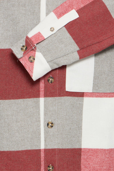 !Solid Sdmanheim Overshirt - Brick Red