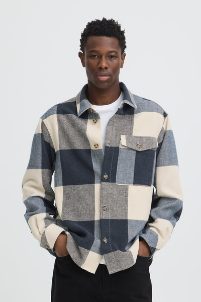 !Solid Sdmanheim Overshirt - Insignia Blue