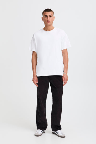 !Solid Sdalann Cord Trousers - True Black