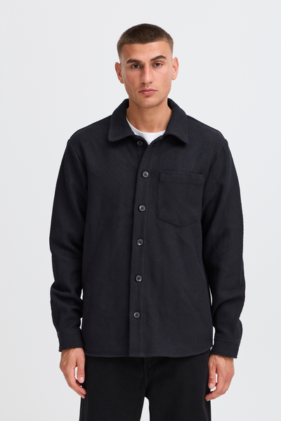 !Solid Sdrenfred Overshirt - True Black