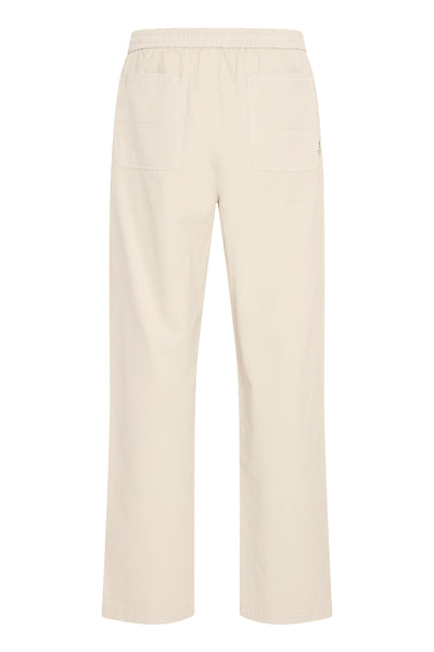 !Solid Sdliam Elasticated Trouser - Oatmeal