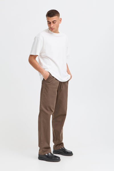 !Solid Sdliam Trouser - Slate Black (Brown)
