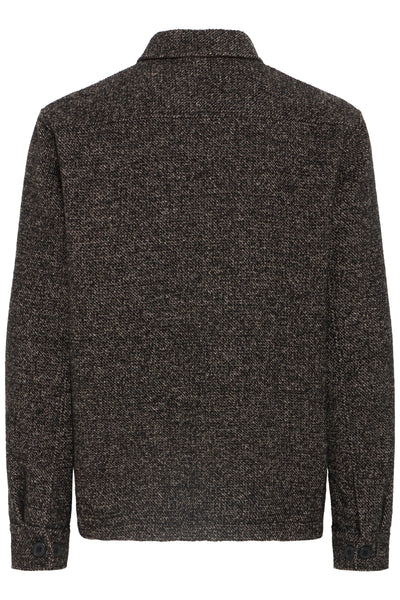 !Solid Sdsimeon Overshirt - Slate Black Melange