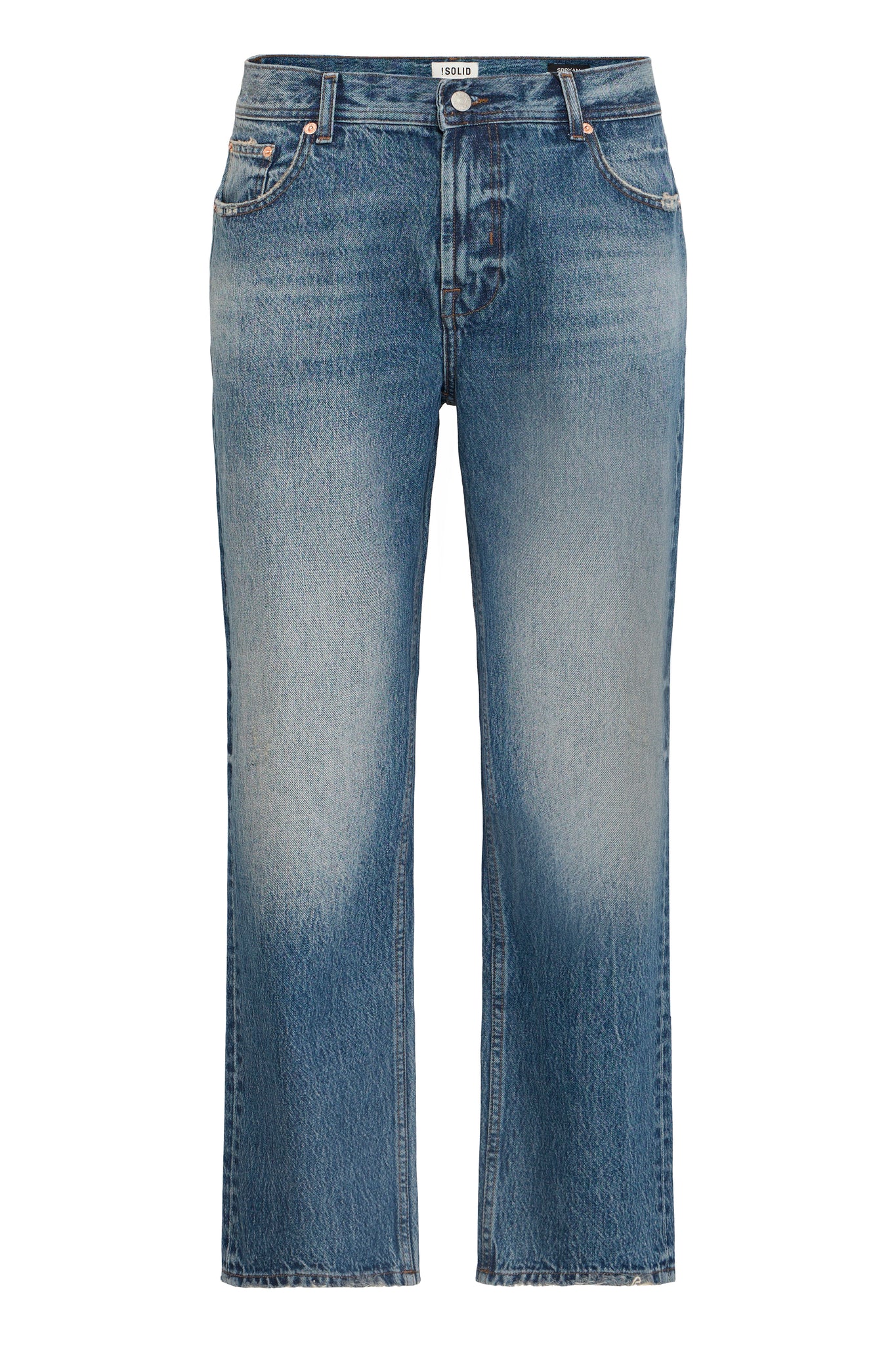 !Solid Sdryan Distressed Jeans - Dark Denim