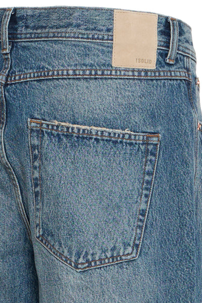 !Solid Sdryan Distressed Jeans - Dark Denim