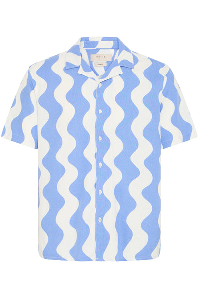!Solid Sdtyler S/S Shirt - Blue Bonnet