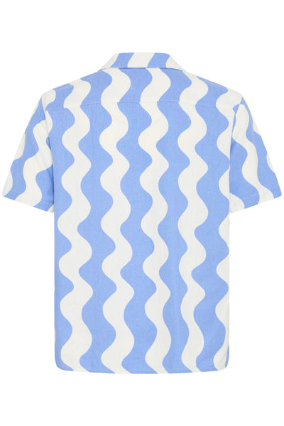 !Solid Sdtyler S/S Shirt - Blue Bonnet