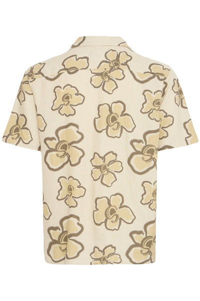 !Solid Sdtrenton AOP S/S Shirt - Oatmeal
