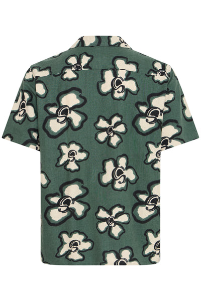 !Solid Sdtrenton AOP S/S Shirt - Cilantro