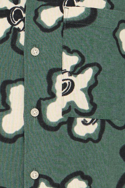 !Solid Sdtrenton AOP S/S Shirt - Cilantro