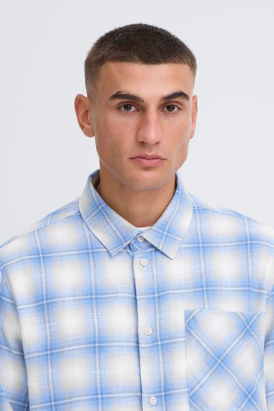 !Solid Sdtavish L/S Shirt - Blue Bonnet