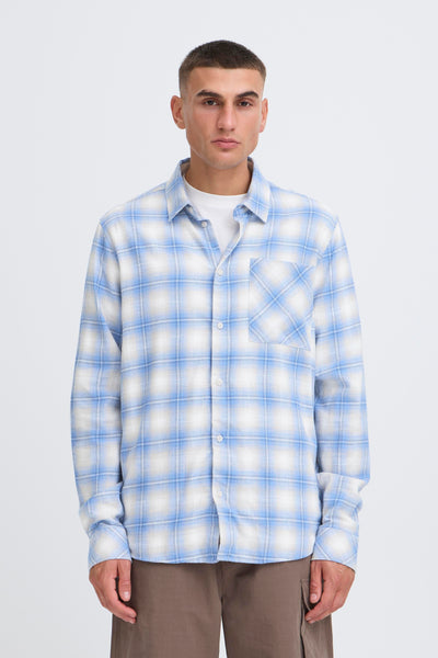!Solid Sdtavish L/S Shirt - Blue Bonnet
