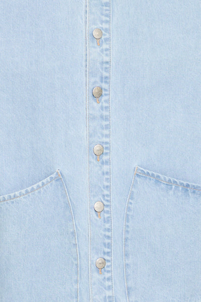 !Solid Sdtravis Overshirt - Light Blue Denim