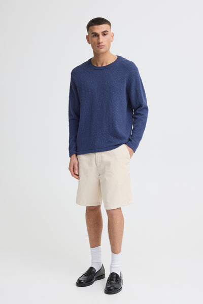 !Solid Sdustin Pullover - Naval Academy Blue