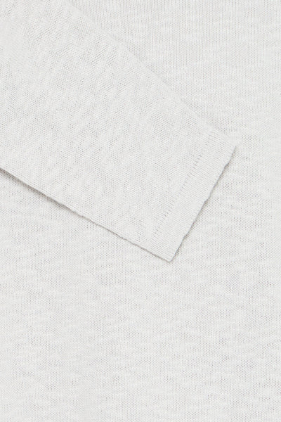 !Solid Sdustin Pullover - Fog Grey Mel/White