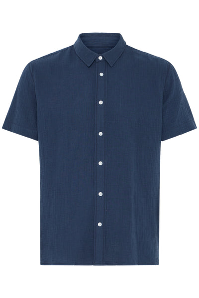!Solid Sdiain S/S Shirt - Naval Academy Blue