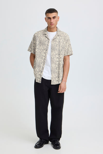 !Solid Sdutkolt S/S Shirt - Oatmeal