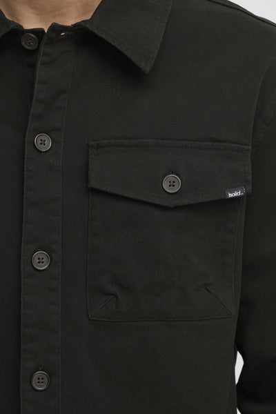 !Solid Sdtate L/S Shirt - True Black