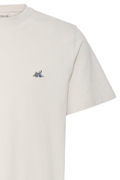 !Solid Sduwe Tee - Oatmeal