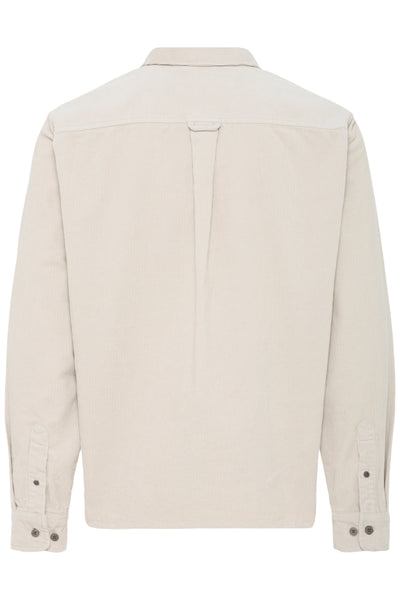 !Solid Sdwatts L/S Cord Shirt - Oatmeal