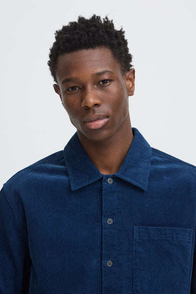 !Solid Sdwatts L/S Shirt - Insignia Blue