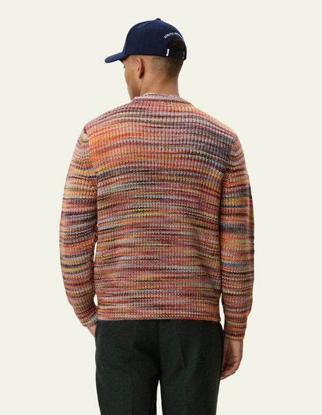 Les Deux Space Rib Crewneck Knit - Multi