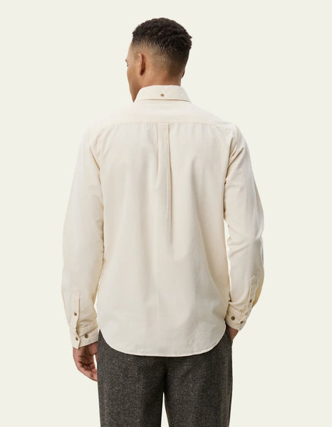 Les Deux L/S Pinwale Cord Shirt - Ivory
