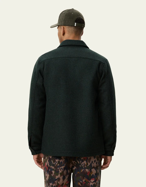 Les Deux Wool Overshirt - Rosin Green