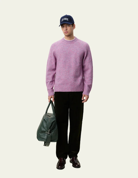 Les Deux Soft Roundneck Knit Oyster Rose melange