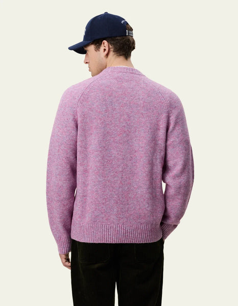 Les Deux Soft Roundneck Knit Oyster Rose melange