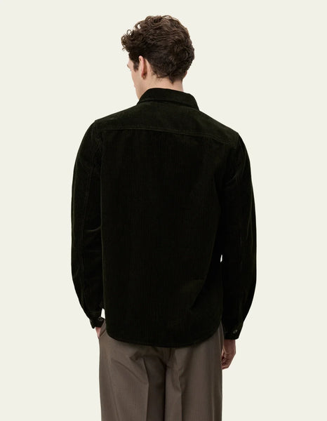 Les Deux Corduroy Overshirt - Rosin Green