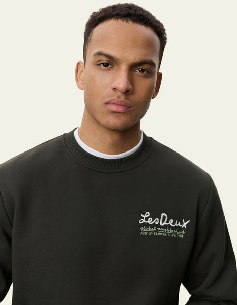 Les Deux Rural Sweatshirt - Rosin Green