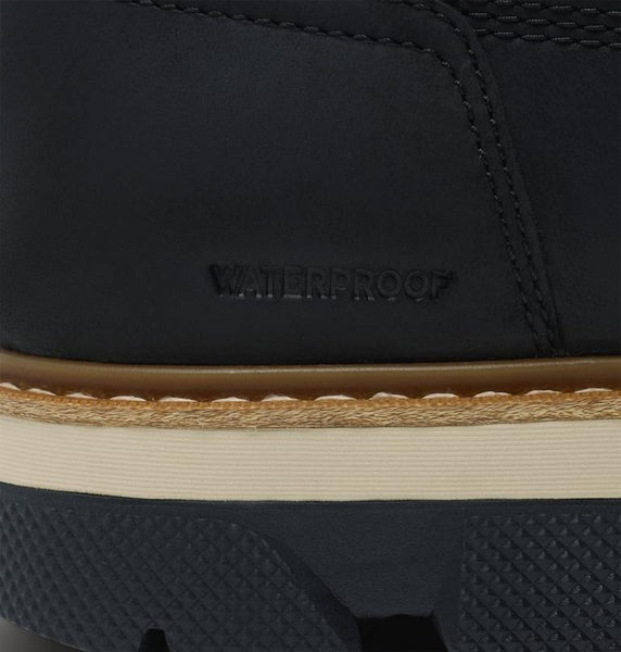 Sorel Lark 47 Moc Toe Waterproof Boot - Black/Bleached Ceramic