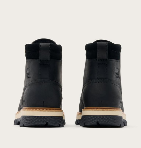Sorel Lark 47 Moc Toe Waterproof Boot - Black/Bleached Ceramic