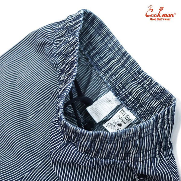 Cookman Striped Wide Chef Pants (Hickory/Navy)