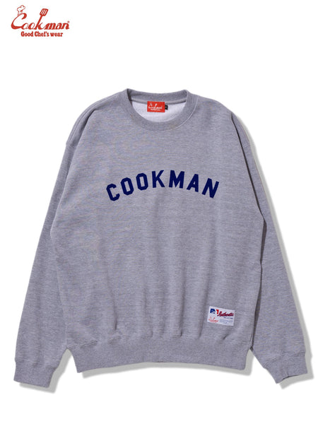 Cookman Arch Logo Sweatshirt - Heather Grey