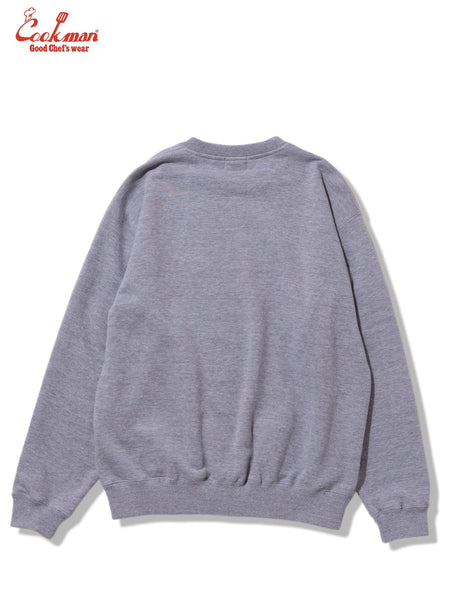 Cookman Arch Logo Sweatshirt - Heather Grey