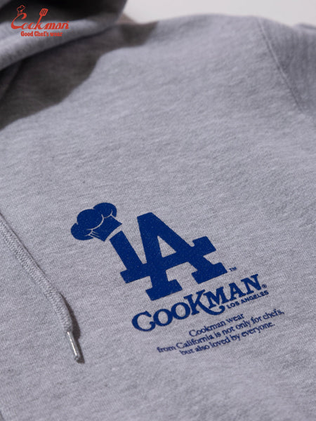 Cookman Chef Hat LA Zip Hoodie - Heather Grey