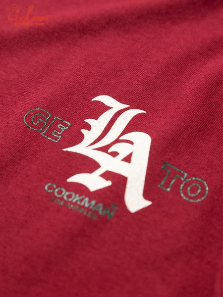 Cookman L/S Gelato Tee - Wine
