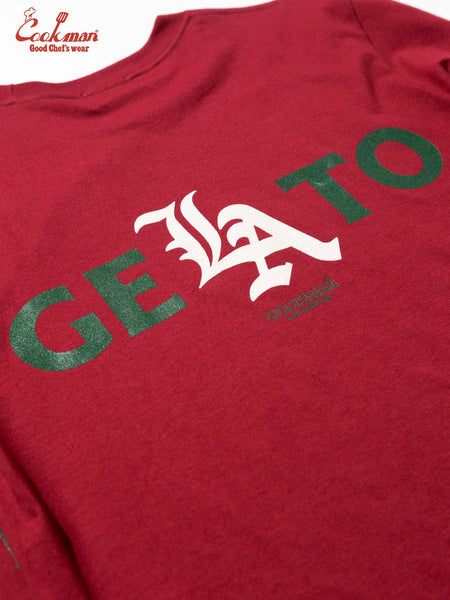 Cookman L/S Gelato Tee - Wine