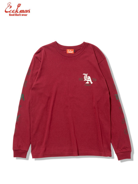Cookman L/S Gelato Tee - Wine
