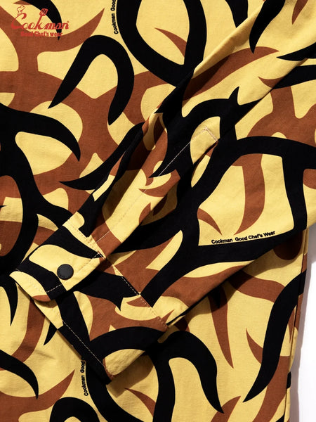 Cookman L/S Work Shirt - Tribal Camo - Beige