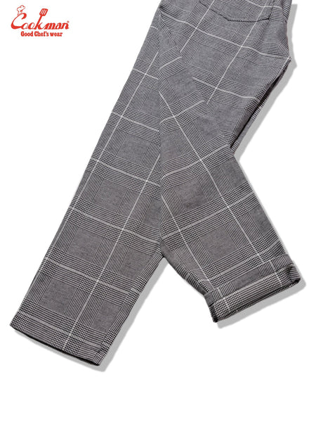 Cookman Chefs Pants - Glen Check Black