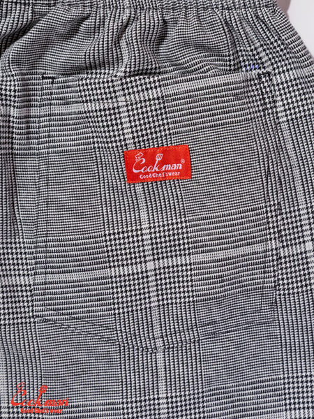Cookman Chefs Pants - Glen Check Black