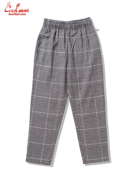 Cookman Chefs Pants - Glen Check Black